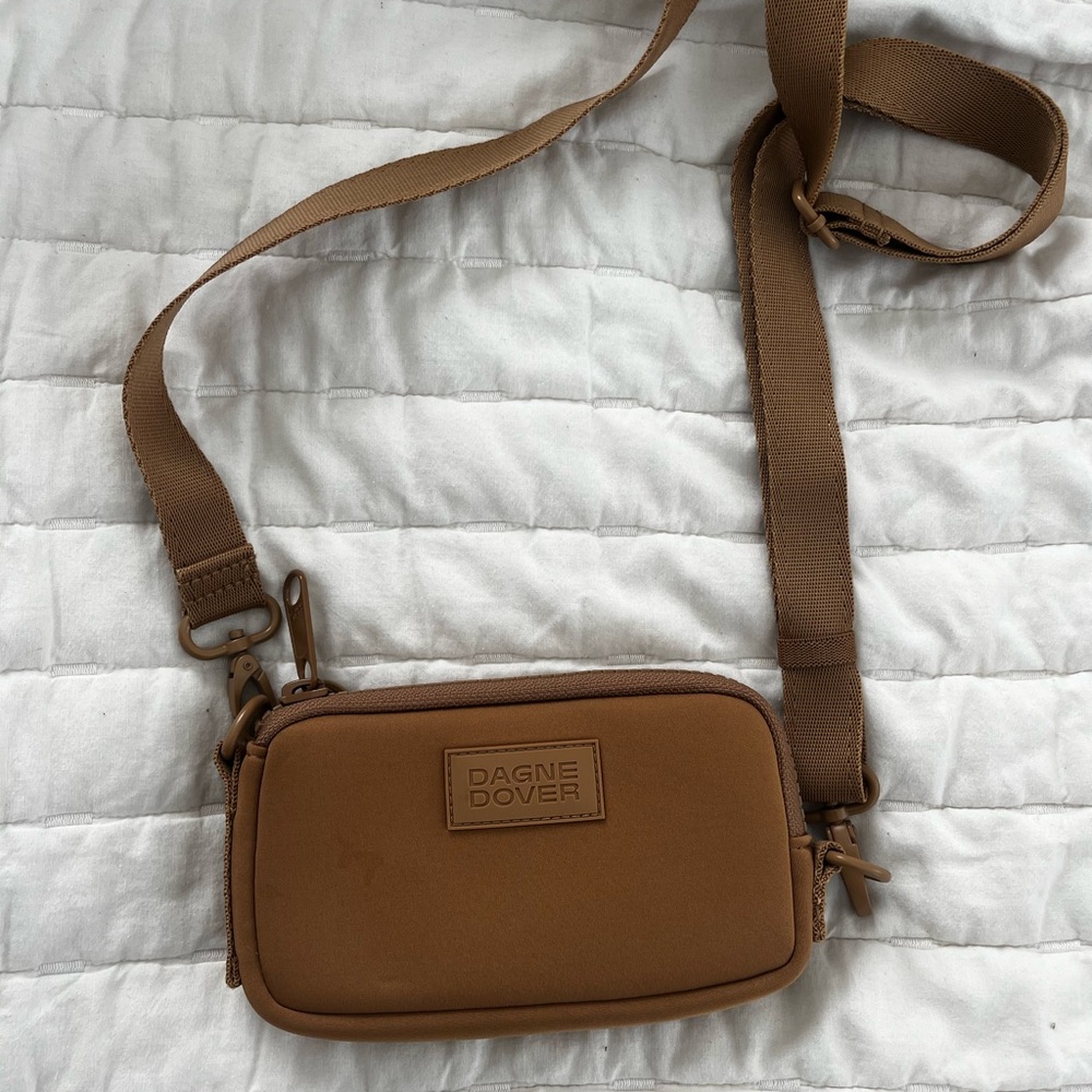 Dagne Dover Tan Crossbody Bag